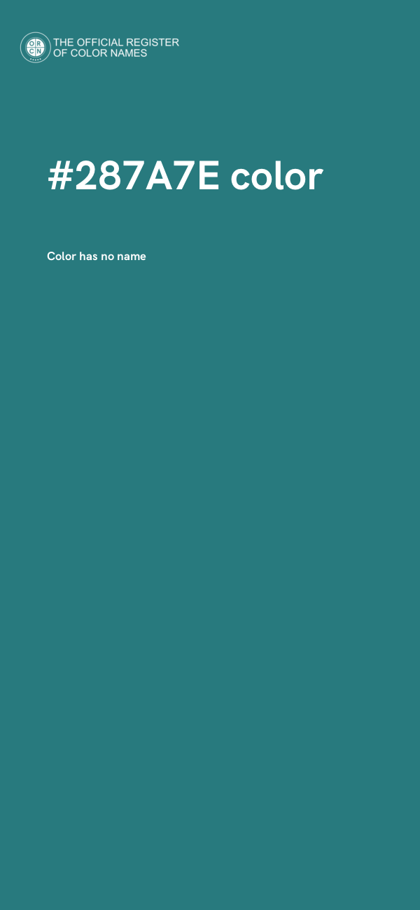 #287A7E color image