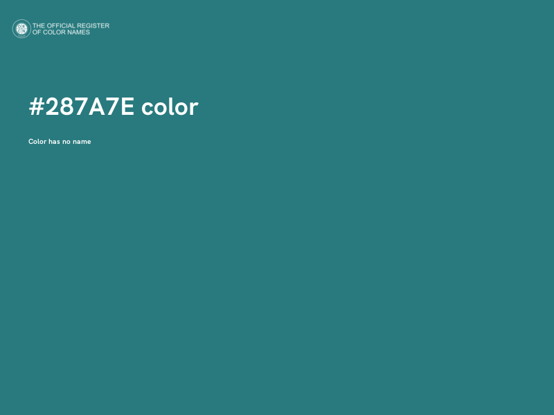 #287A7E color image