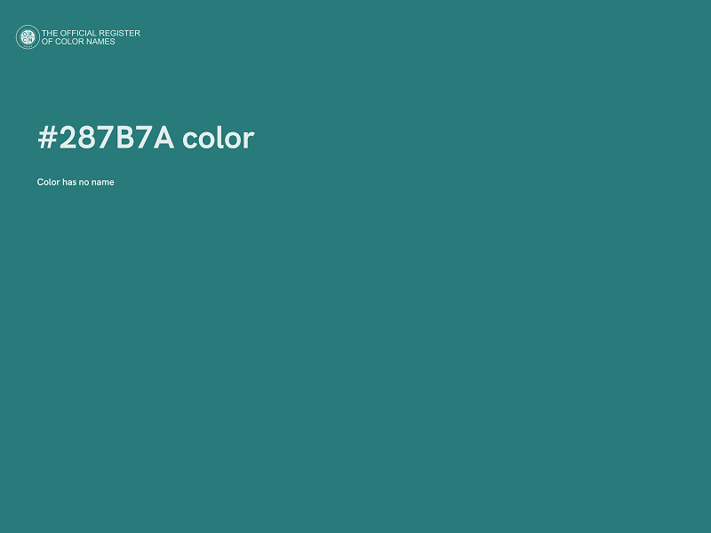 #287B7A color image