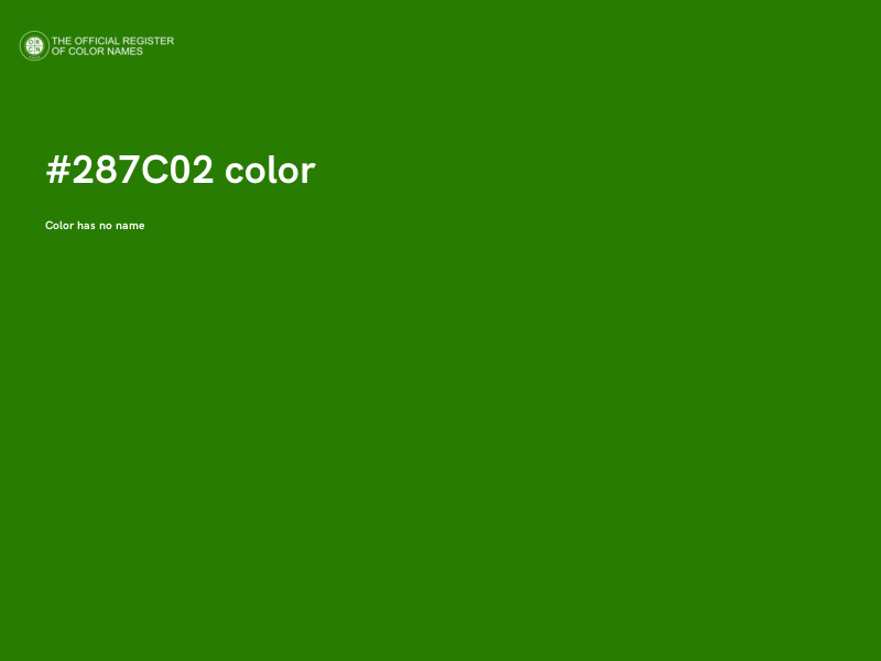#287C02 color image