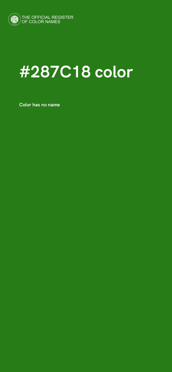 #287C18 color image