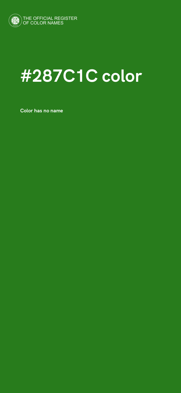 #287C1C color image