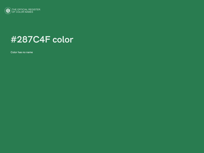 #287C4F color image