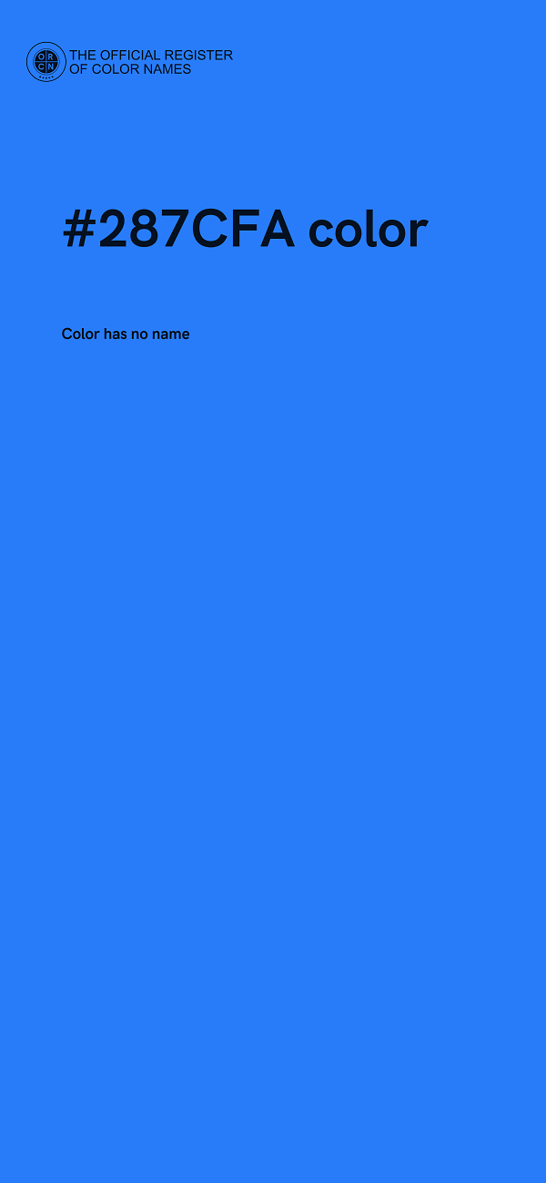 #287CFA color image