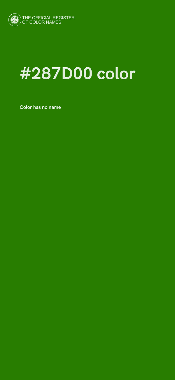 #287D00 color image