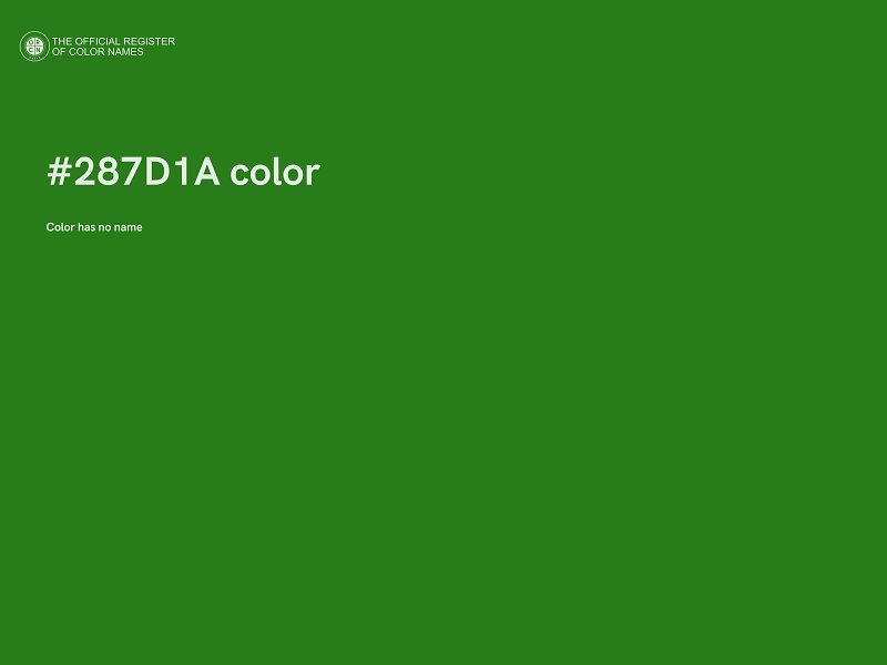 #287D1A color image