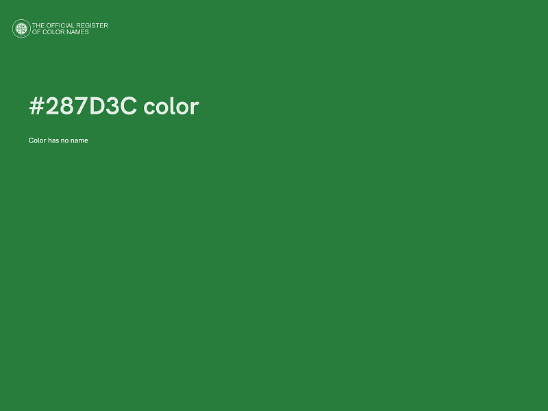 #287D3C color image