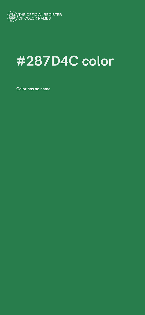 #287D4C color image
