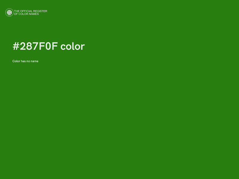 #287F0F color image