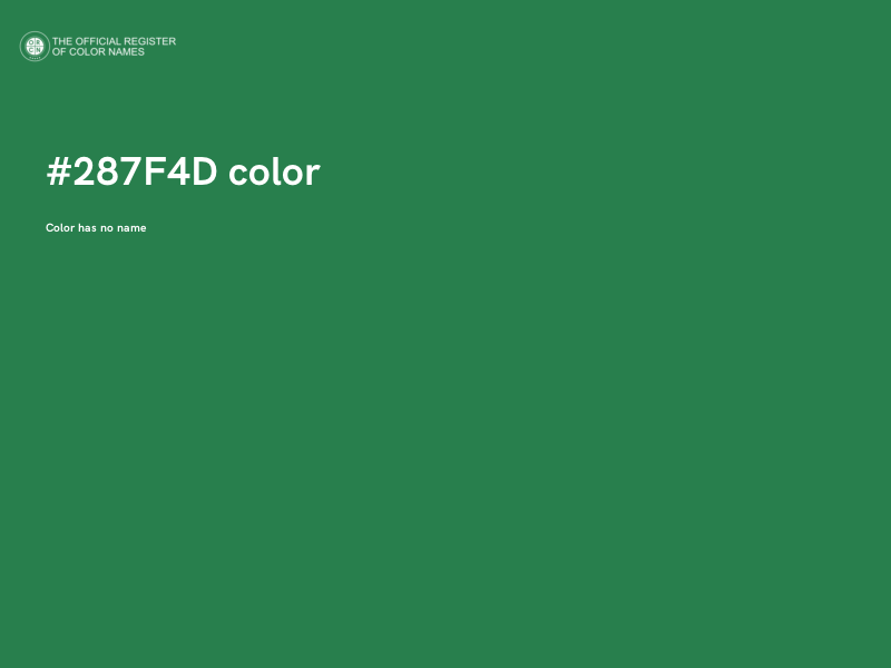 #287F4D color image