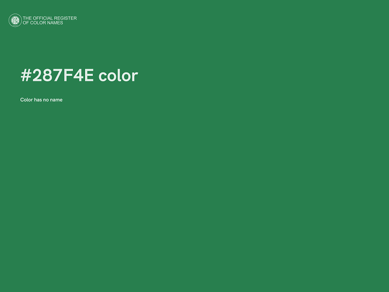 #287F4E color image