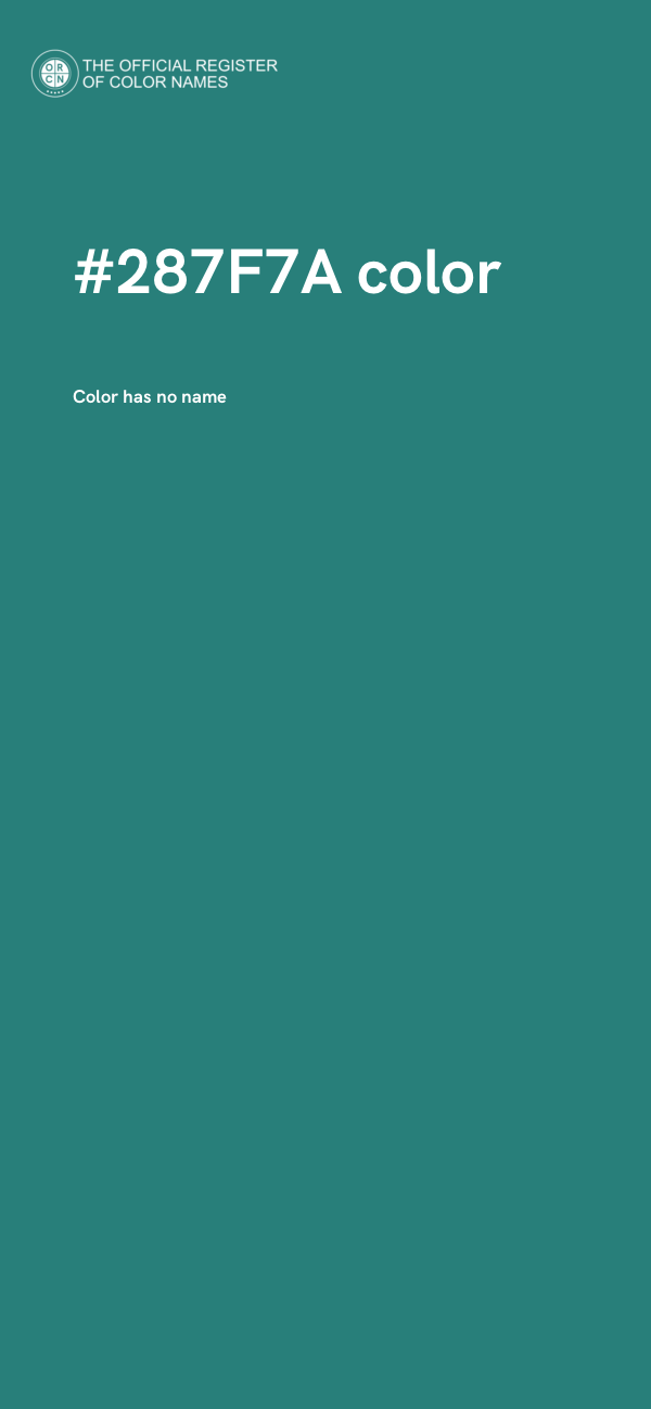 #287F7A color image