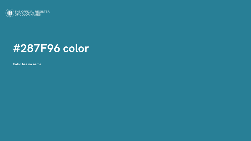 #287F96 color image