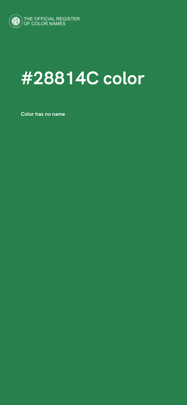 #28814C color image