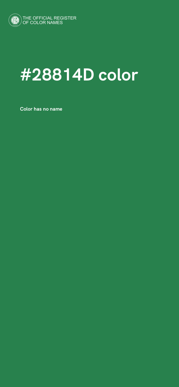 #28814D color image