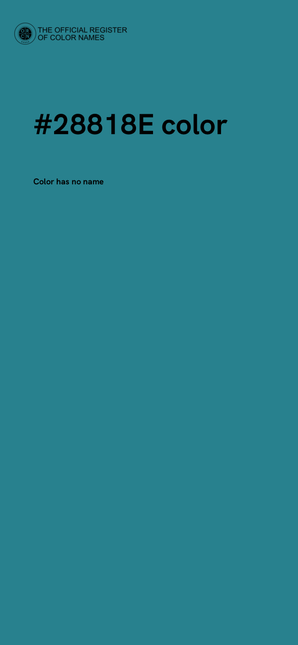 #28818E color image