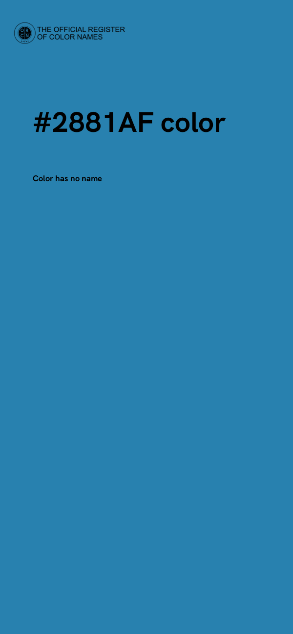 #2881AF color image