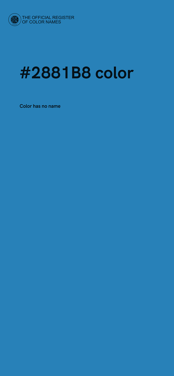 #2881B8 color image