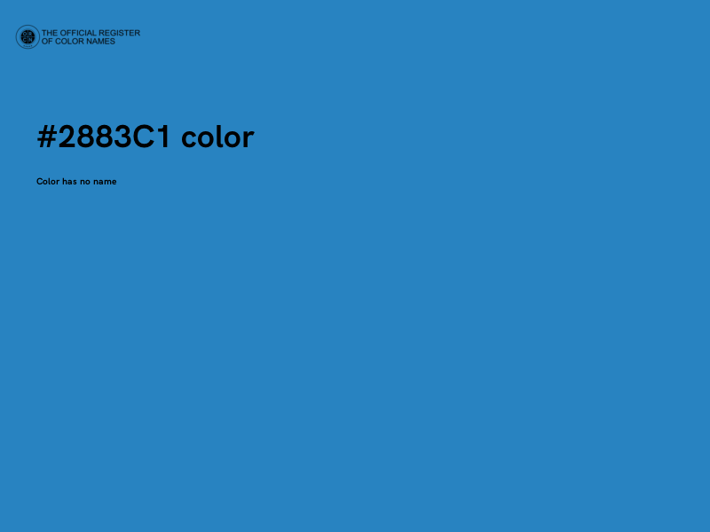 #2883C1 color image
