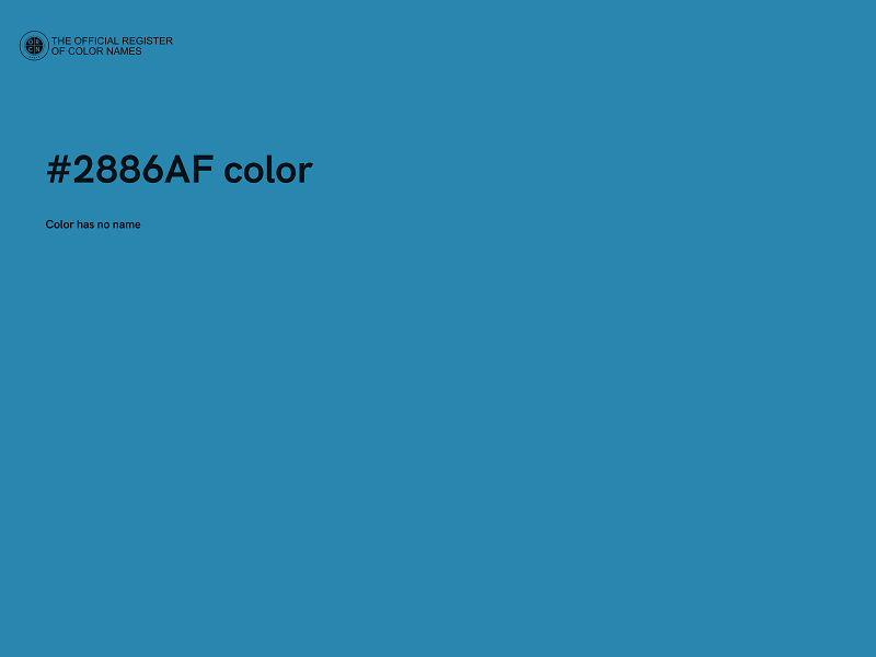 #2886AF color image