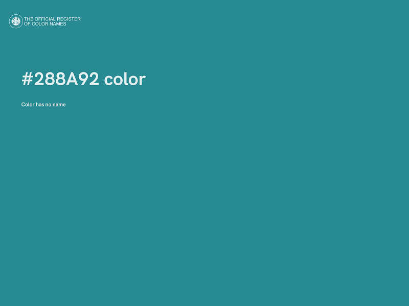 #288A92 color image