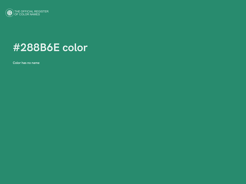 #288B6E color image