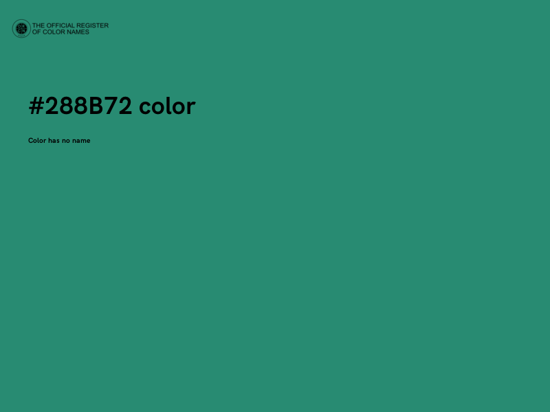 #288B72 color image