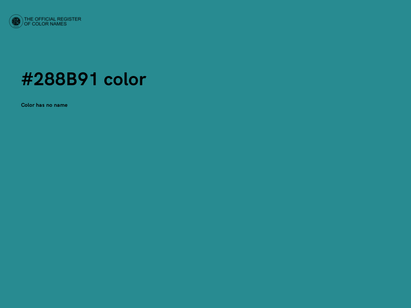 #288B91 color image