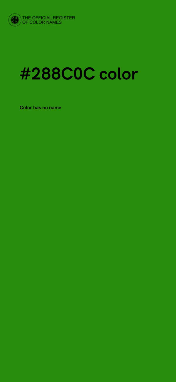 #288C0C color image