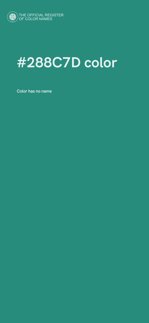 #288C7D color image