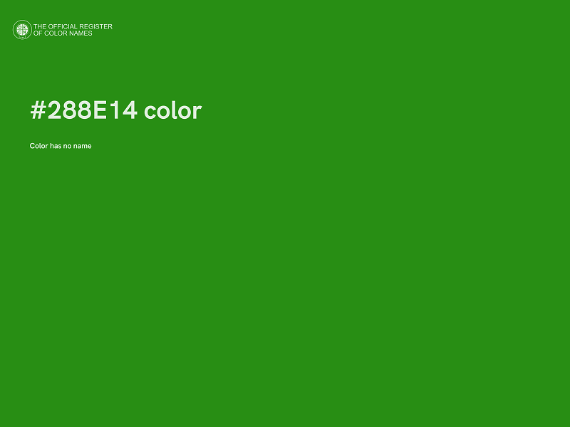 #288E14 color image