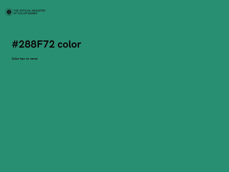 #288F72 color image