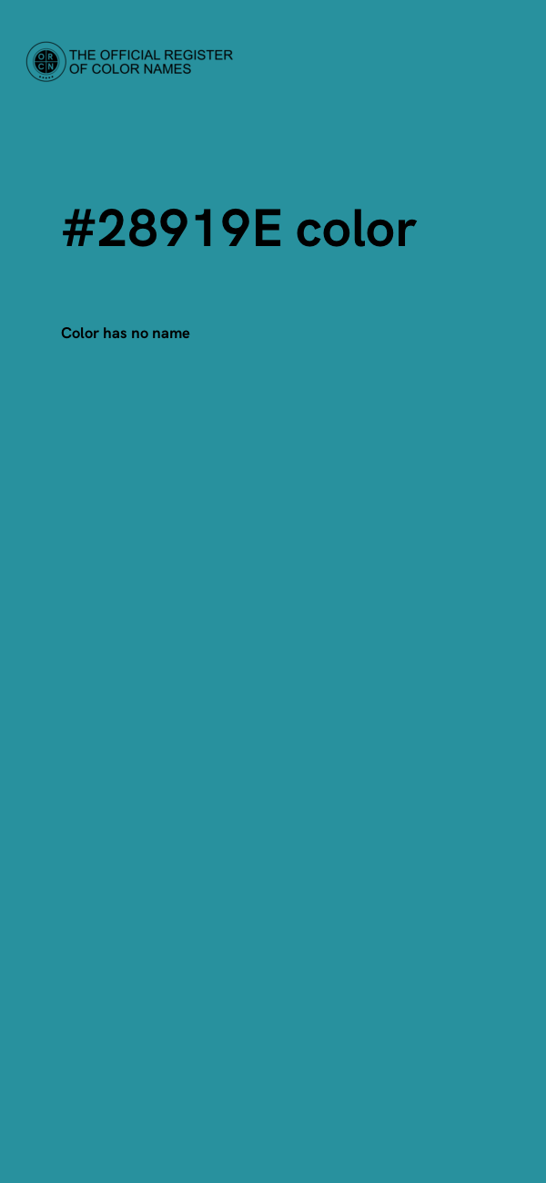 #28919E color image