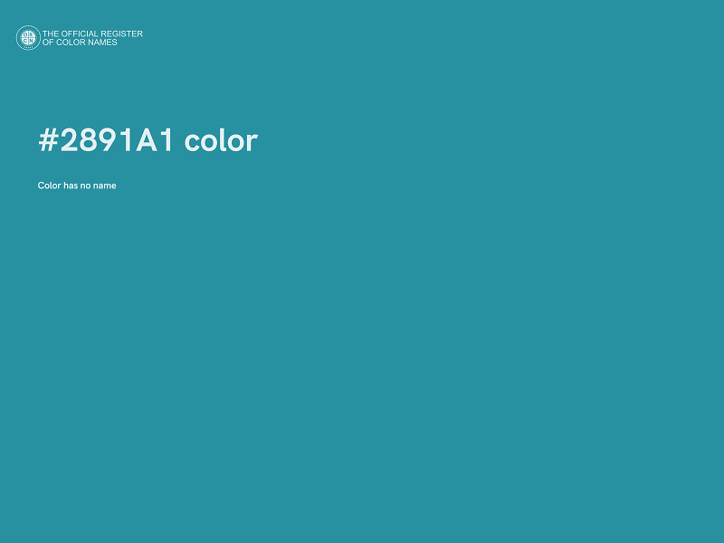 #2891A1 color image