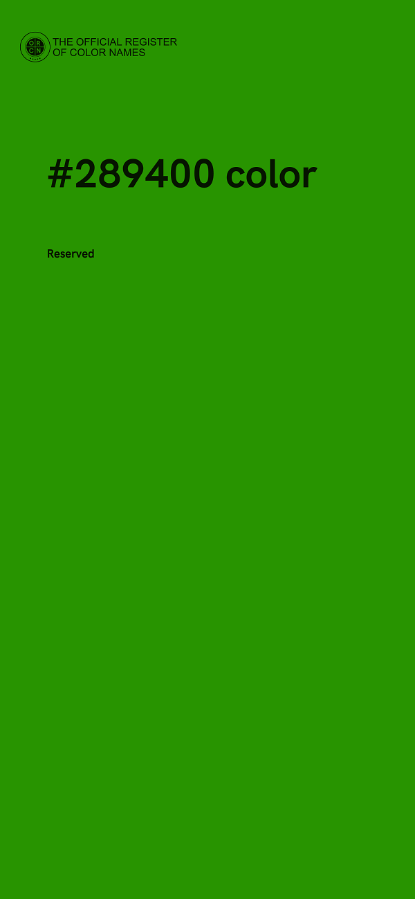 #289400 color image