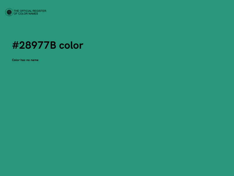 #28977B color image