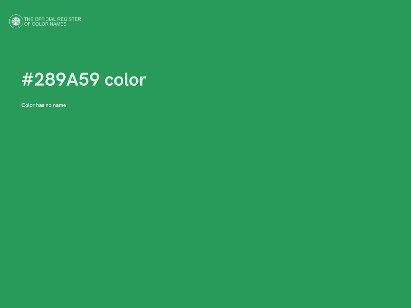 #289A59 color image