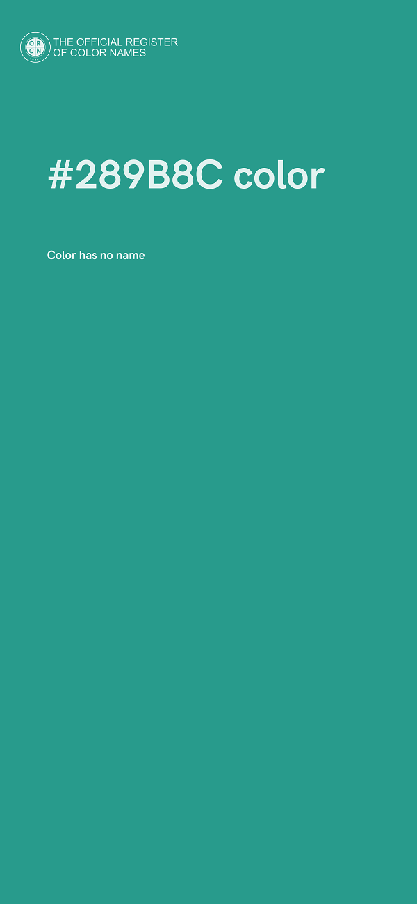 #289B8C color image