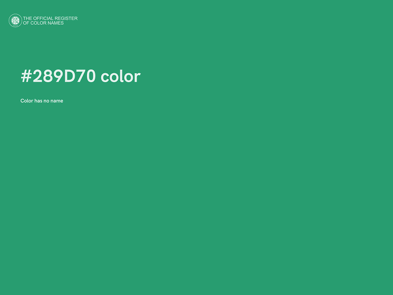 #289D70 color image