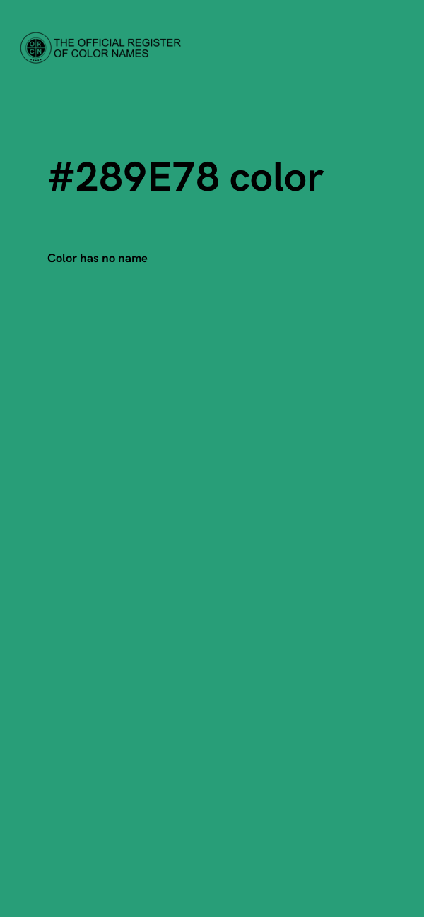 #289E78 color image