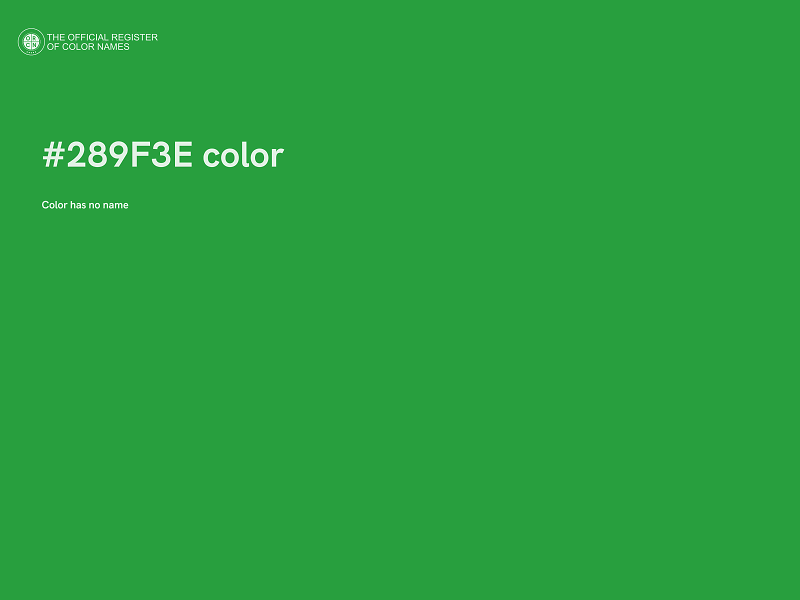 #289F3E color image