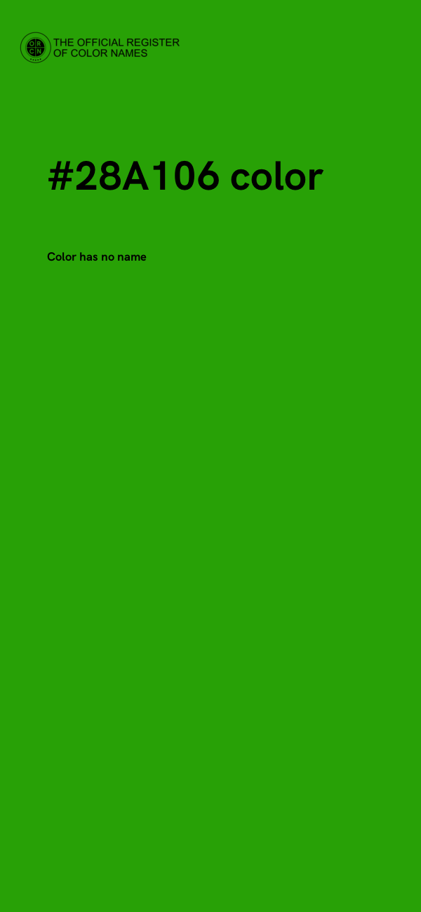 #28A106 color image