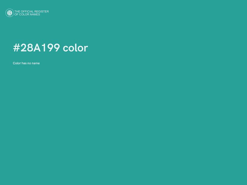 #28A199 color image