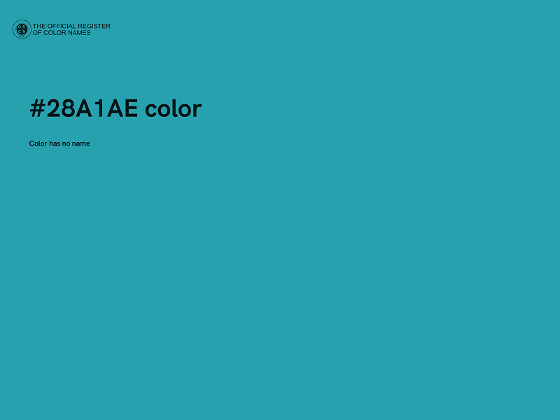 #28A1AE color image