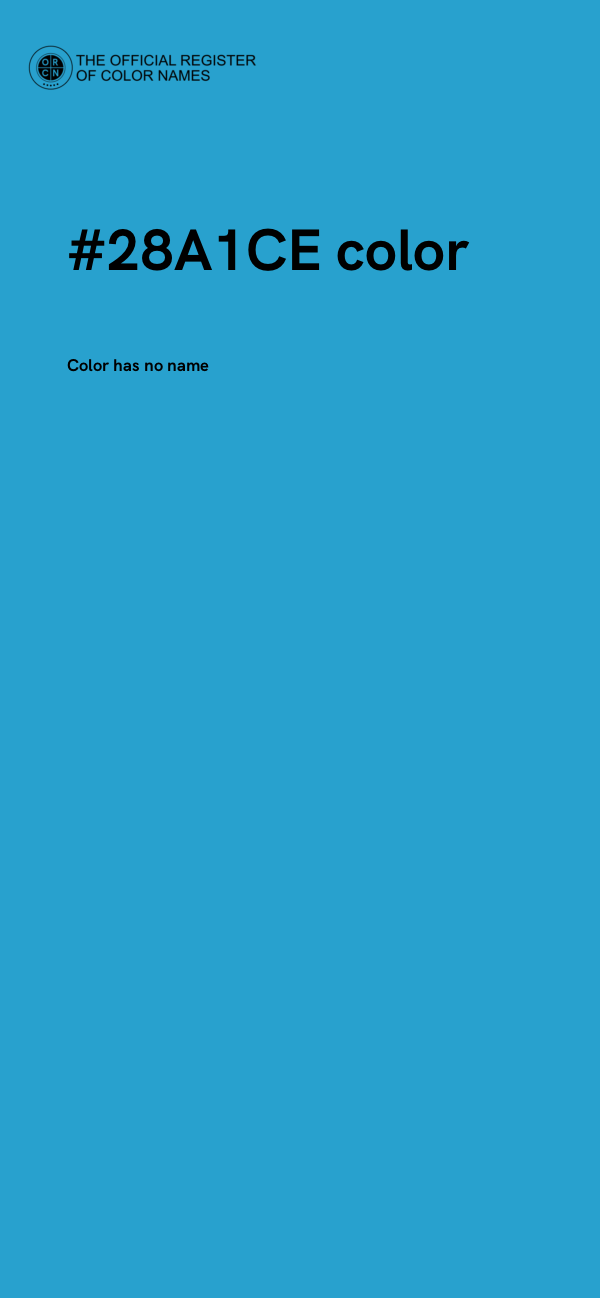 #28A1CE color image