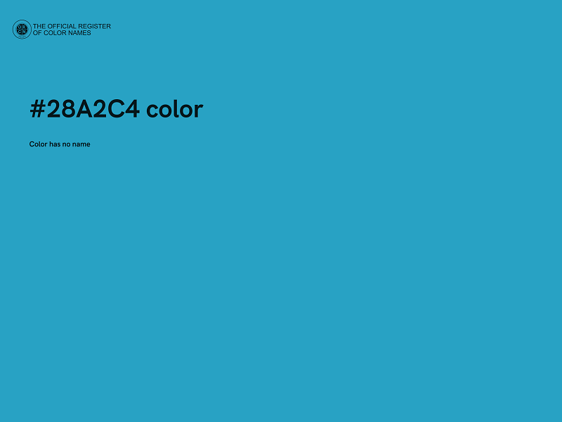 #28A2C4 color image