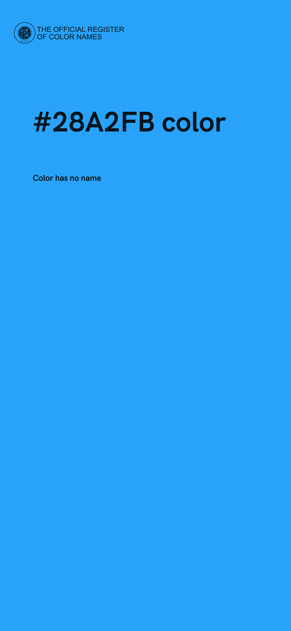 #28A2FB color image