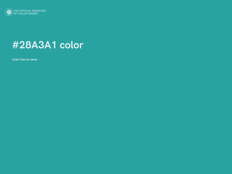 #28A3A1 color image