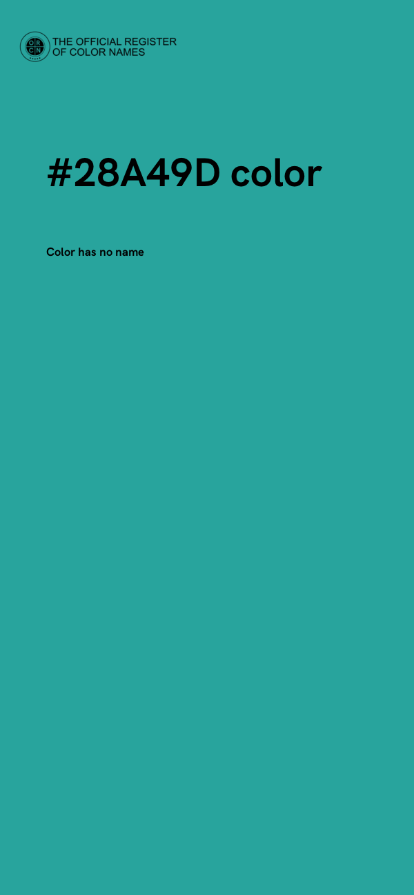 #28A49D color image