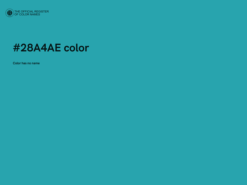 #28A4AE color image